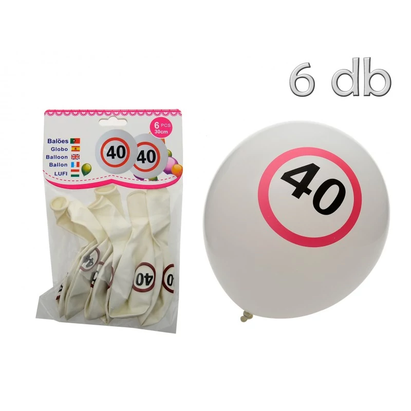 Latex lufi számos - 40. szülinapra