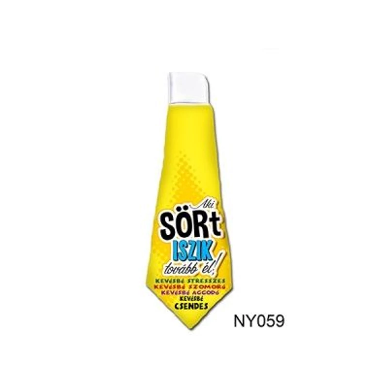 Nyakkendő-Aki sört iszik