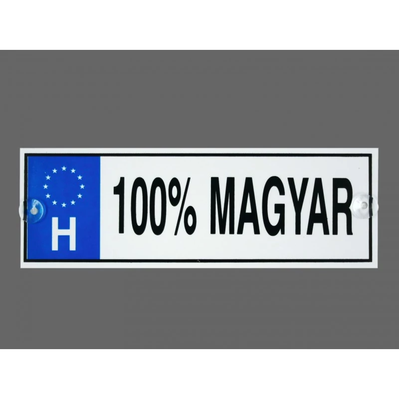 Rendszámtábla - Magyar