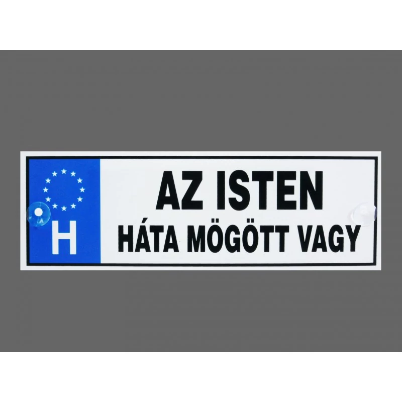 Rendszámtábla - Az Isten háta