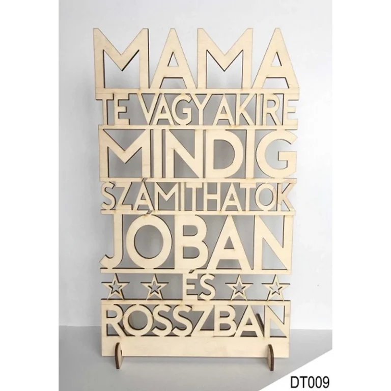 Dekor tábla - Mama te vagy akire...