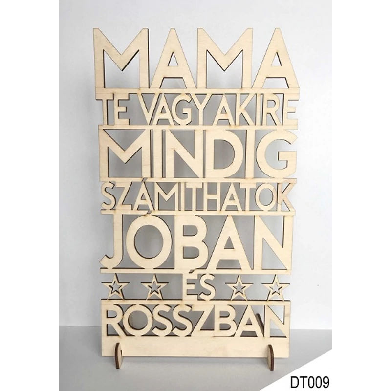 Dekor tábla - Mama te vagy akire...