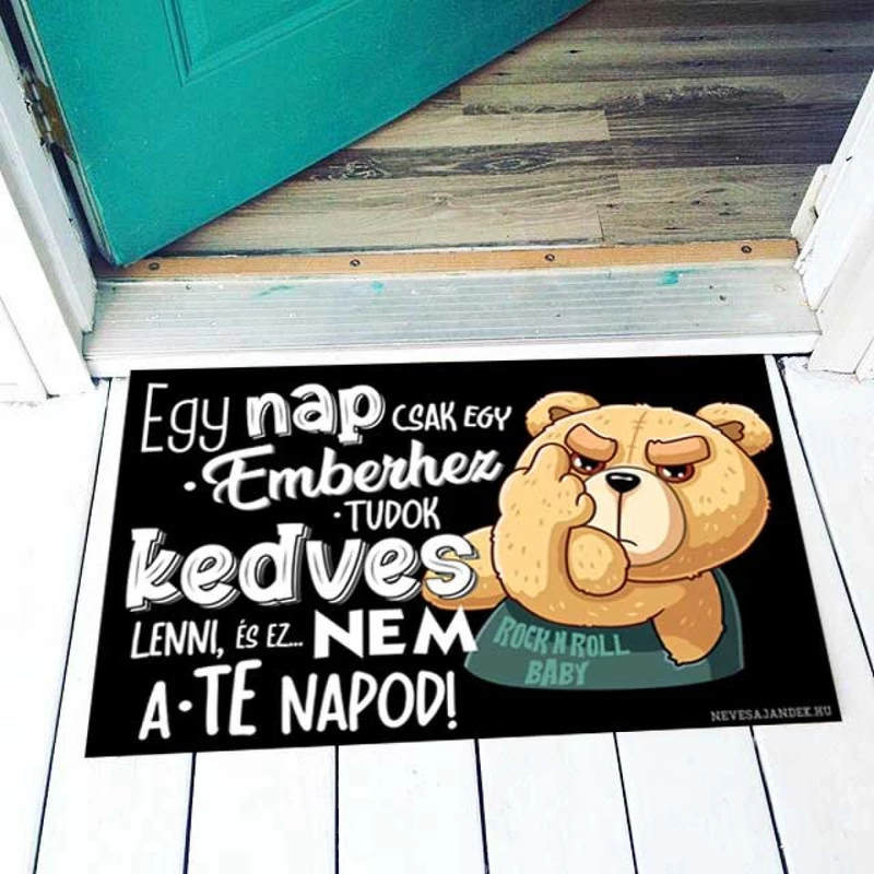 Lábtörlő - Egy nap csak egy emberhez