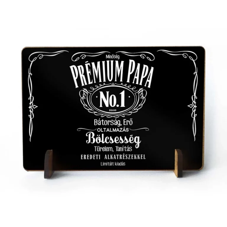 Kis fa tábla - Prémium Papa