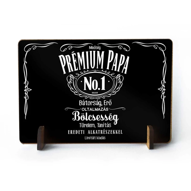 Kis fa tábla - Prémium Papa