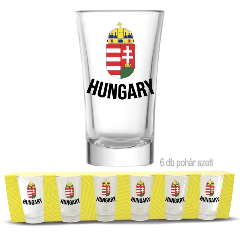 Stampedlis pálinkás pohár szett-Hungary