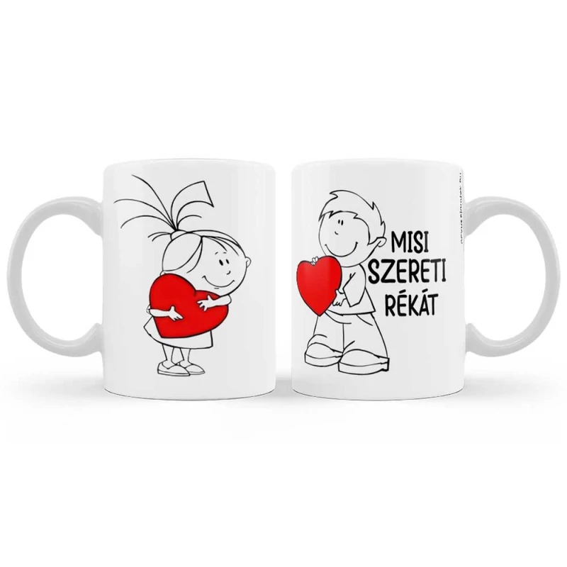 Fiú Szereti Lányt - Egyedi Névvel