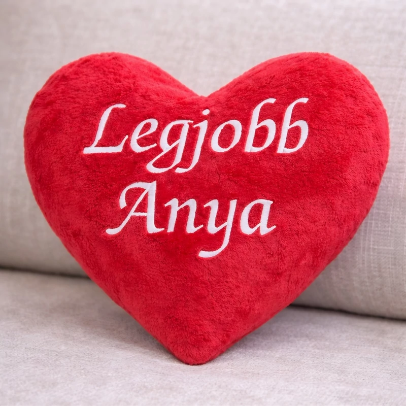 Hímzett szív párna - Ajándék Anyának -Anyák napi ajándék,Hímzett szív párna -Legjobb Anya - Ajándék Anyának -Anyák napi ajándék,Hímzett szív párna -Legjobb Anya - Anyák napi ajándék