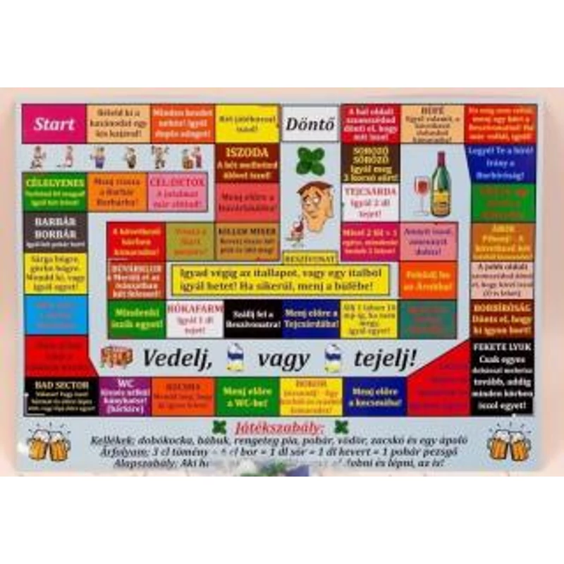 Társasjáték-Vedelj vagy tejelj