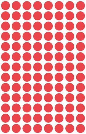 Etikett, 8 mm, kör, eltávolítható, AVERY ZWECKFORM, piros, 416 etikett/csomag - Image 4