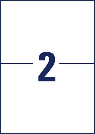 Etikett, univerzális, 210x148 mm, AVERY ZWECKFORM, "Sparpack", 130 etikett/csomag - Image 4