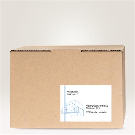 Etikett, univerzális, 210x148 mm, AVERY ZWECKFORM, "Sparpack", 130 etikett/csomag - Image 6
