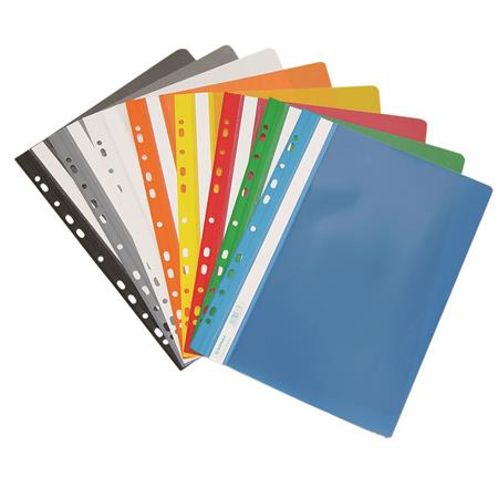 Gyorsfűző, lefűzhető, PVC, A4, DONAU, fehér - Image 2