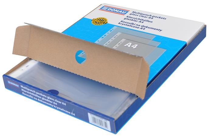 Genotherm, lefűzhető, A4, 50 mikron, víztiszta, dobozban, DONAU - Image 2