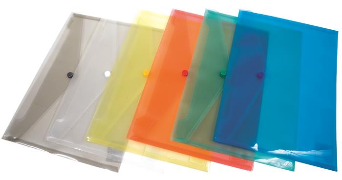 Irattartó tasak, A5, PP, patentos, DONAU, szürke - Image 2