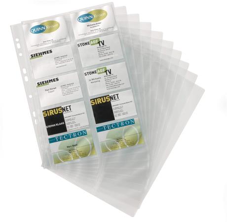 Névjegytartó betét, 10 db-os, DURABLE - Image 2