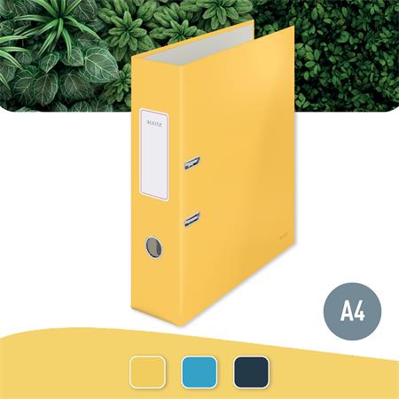 Iratrendező, 80 mm, A4, karton, 180°, LEITZ "Cosy Soft Touch", melegsárga - Image 2