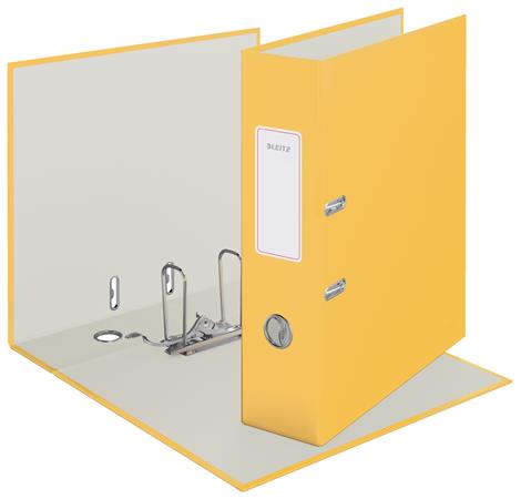 Iratrendező, 80 mm, A4, karton, 180°, LEITZ "Cosy Soft Touch", melegsárga - Image 3