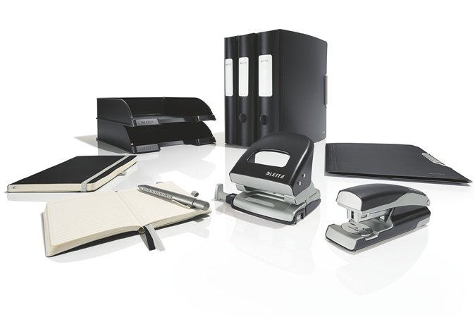 Iratrendező, 82 mm, A4, PP, LEITZ "180 Active Style", szaténfekete - Image 5