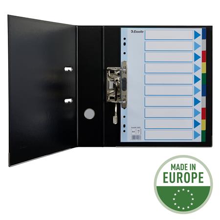 Regiszter, műanyag, A4, 10 részes, ESSELTE - Image 5