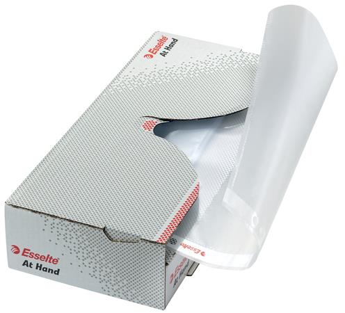 Genotherm, lefűzhető, A4, 43 mikron, narancsos felület, adagolóban, ESSELTE "At Hand" - Image 2