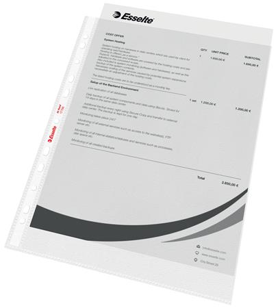 Genotherm, lefűzhető, A4, 43 mikron, narancsos felület, adagolóban, ESSELTE "At Hand" - Image 6