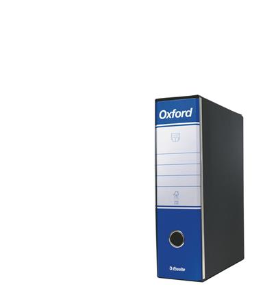 Tokos iratrendező, 80 mm, A4, karton, ESSELTE "Oxford", kék - Image 2