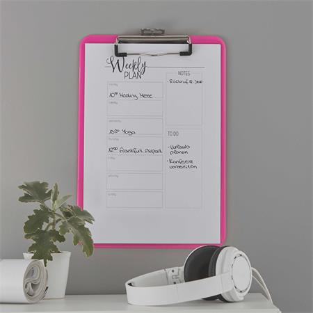 Felírótábla, A4, LEITZ "Wow", rózsaszín - Image 3