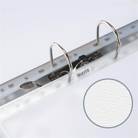 Genotherm, lefűzhető, A4, 170 mikron, narancsos felület, 20 mm, LEITZ "Jumbo" - Image 7