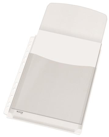 Genotherm, lefűzhető, A4, 170 mikron, narancsos felület, 20 mm, behajtható fül, LEITZ "Jumbo" - Image 2
