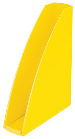 Iratpapucs, műanyag, 60 mm, elöl nyitott, LEITZ "Wow", sárga - Image 2