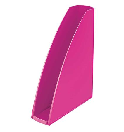 Iratpapucs, műanyag, 60 mm, elöl nyitott, LEITZ "Wow", rózsaszín - Image 2