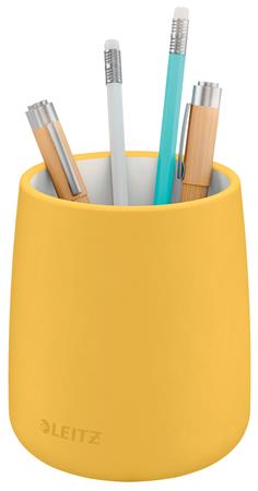 Írószertartó, kerámia, LEITZ "Cosy", melegsárga - Image 3
