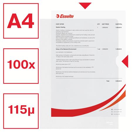 Genotherm, "L", A4, 115 mikron, narancsos felület, ESSELTE "Standard" - Image 2