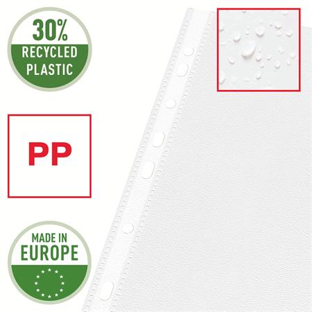 Genotherm, lefűzhető, A3, 75 mikron, narancsos felület, fekvő, ESSELTE - Image 3