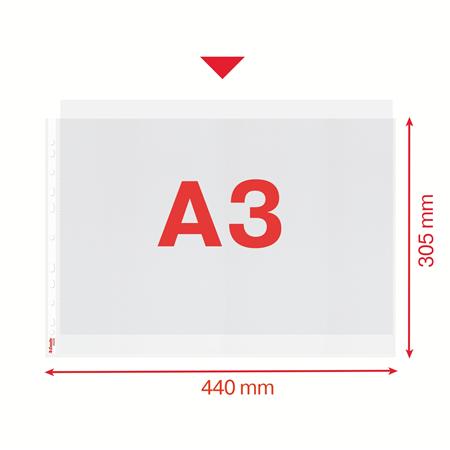 Genotherm, lefűzhető, A3, 75 mikron, narancsos felület, fekvő, ESSELTE - Image 5