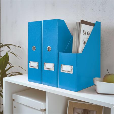 Iratpapucs, PP/karton, 95 mm, LEITZ "Click&Store", kék - Image 3