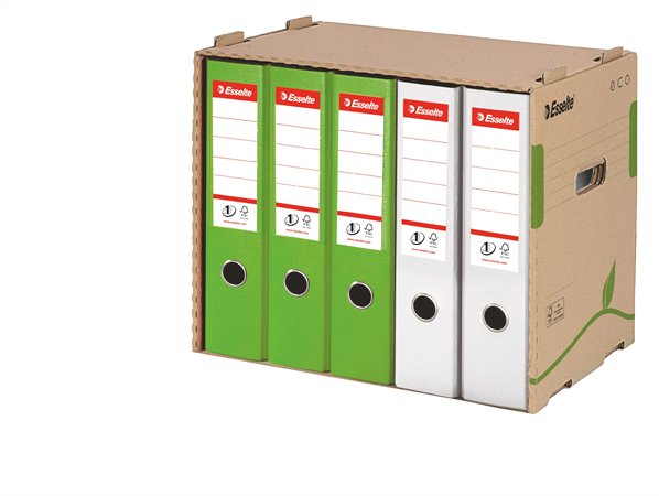Archiválókonténer, iratrendezőnek, karton ESSELTE "Eco", barna - Image 2