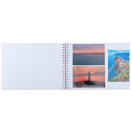 Fotóalbum, spirál, 32x22 cm, 25 lap, EXACOMPTA "AutentiK", rózsaszín - Image 6