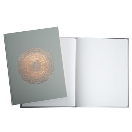 Vendégkönyv, 27x22 cm, 50 lap, EXACOMPTA "Ellipse", zöld - Image 3
