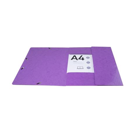 Gumis mappa, karton, A4, EXACOMPTA "Iderama", lila - Image 2