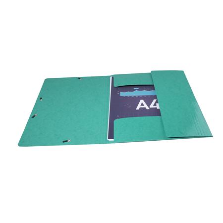 Gumis, mappa, karton, A4, EXACOMPTA "Iderama", sötét zöld - Image 2