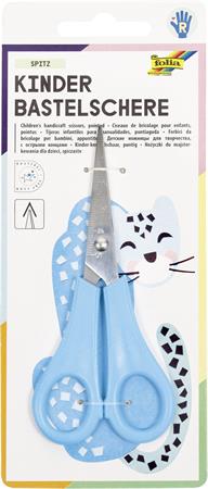 Olló, iskolai, hegyes, 13,5 cm, FOLIA, vegyes színek - Image 6