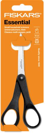 Olló, papírvágó, 18 cm, FISKARS "Essential", fekete - Image 2