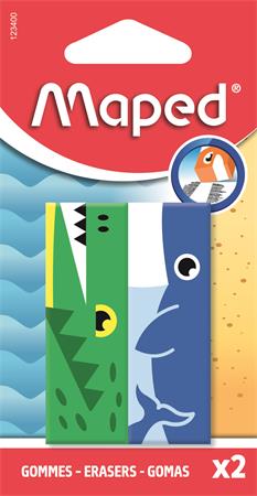 Radír, állatos, MAPED „Animals”, vegyes minták, 2 db - Image 2