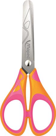 Olló, iskolai, 13 cm, MAPED "Soft Neon", vegyes színek - Image 3