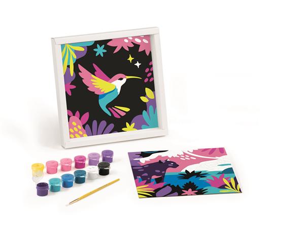 Számfestő készlet, leopárd és madár, MAPED CREATIV "Paint by number" - Image 2