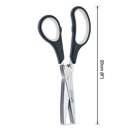 Olló, konyhai, 20 cm, fűszer és papíraprító, 5 penge, RAPESCO - Image 4