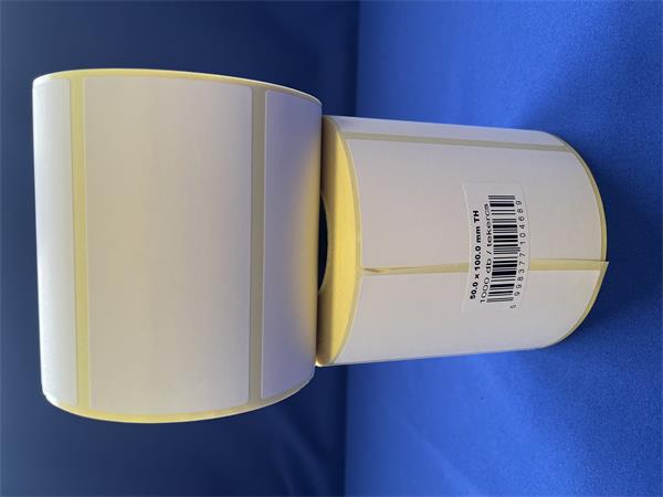 Etikett, thermo, 50x100 mm, 1000 etikett/tekercs, fehér - Image 2