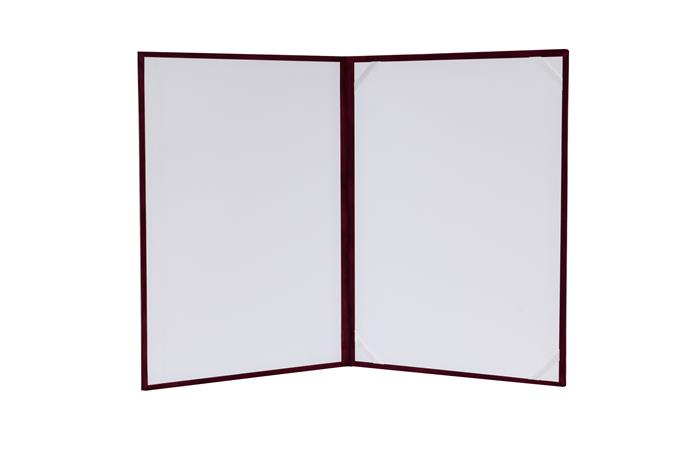 Oklevéltartó, A4, exkluzív, plüss, 1 db A4 oklevélhez, bordó - Image 2